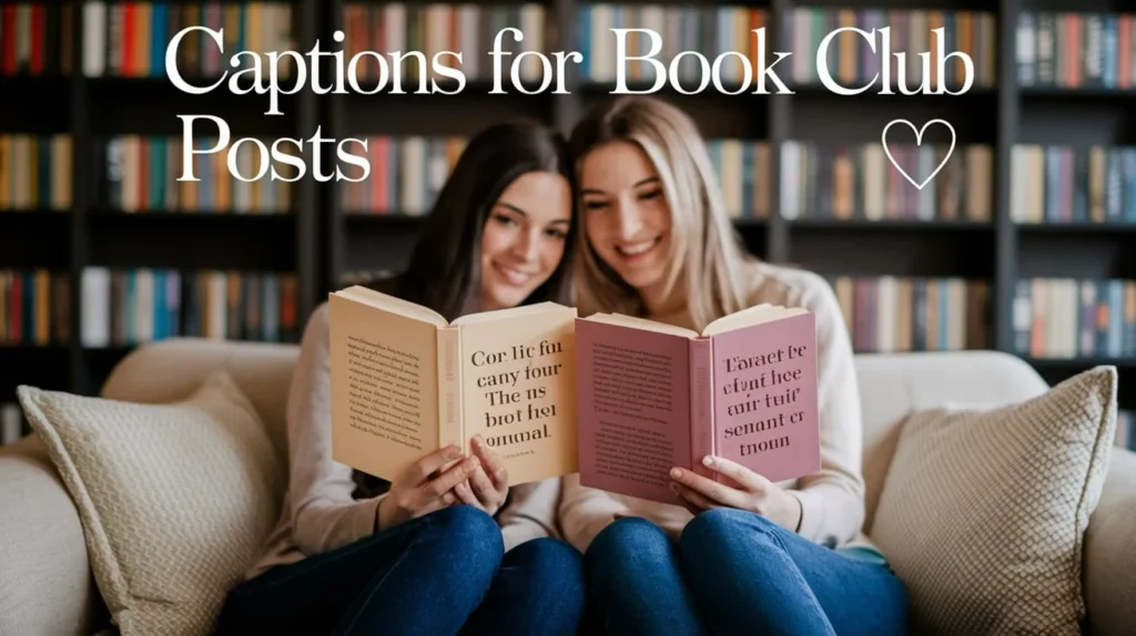 Captions for Book Club Posts