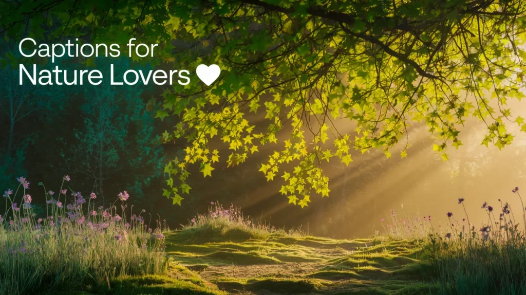 Captions for Nature Lovers