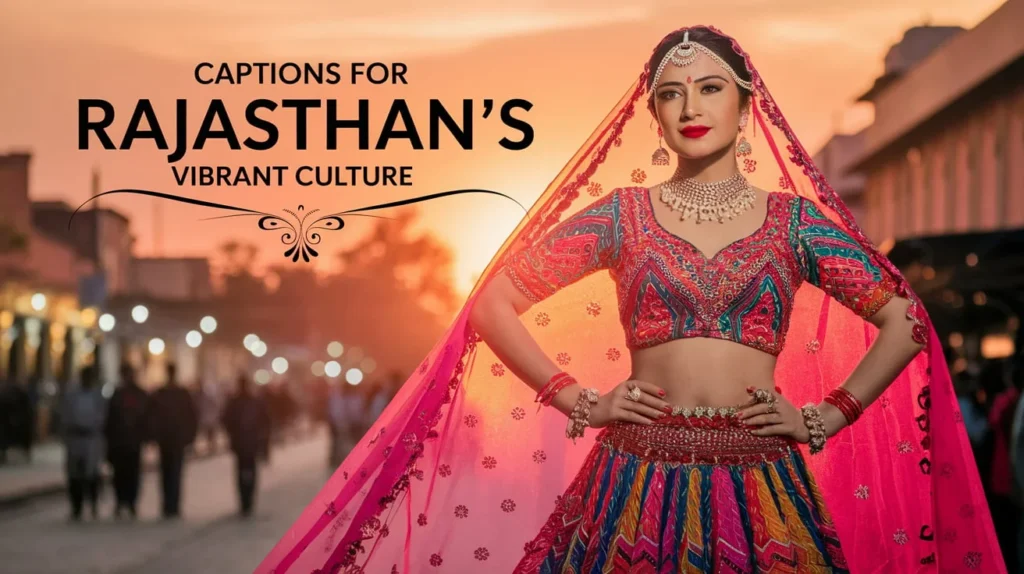 Captions for Rajasthan’s Vibrant Culture