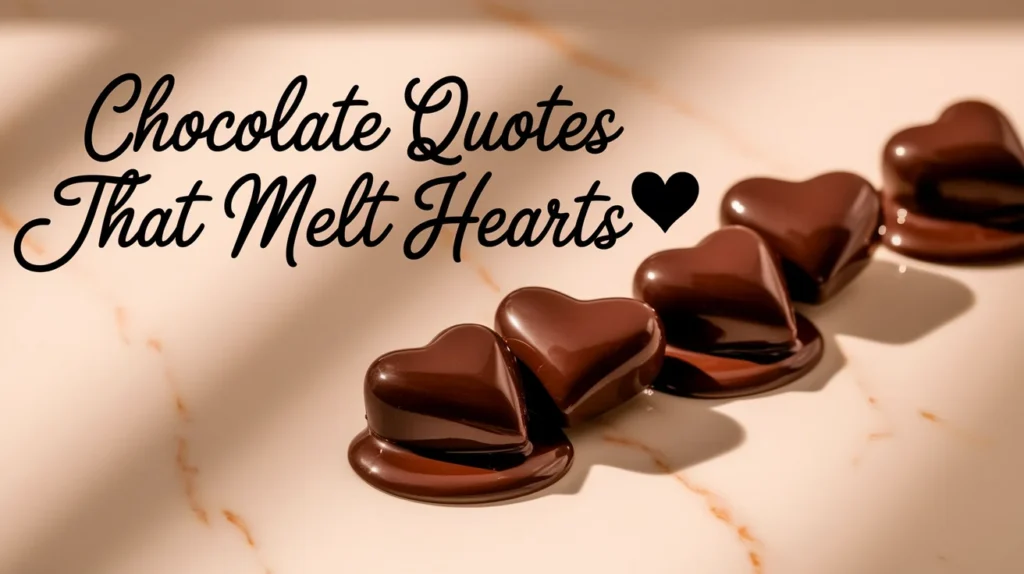 Chocolate Quotes That Melt Hearts
