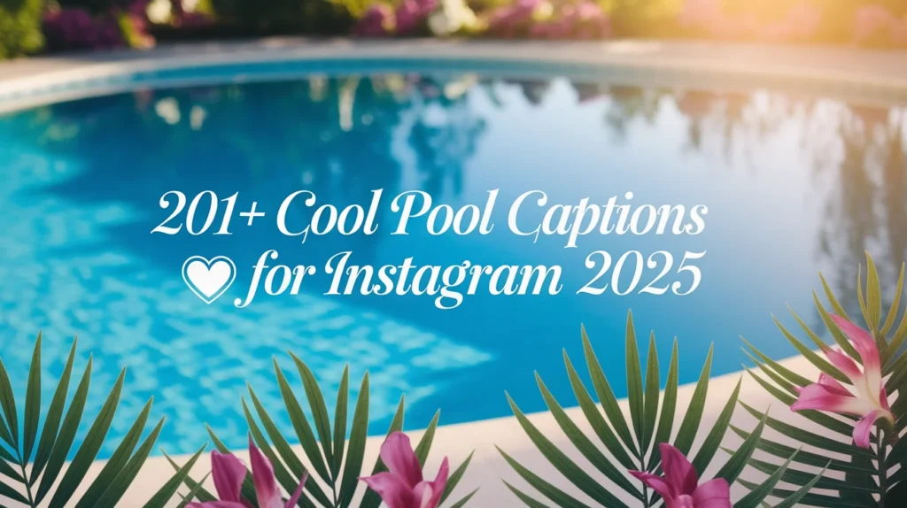 Cool Pool Captions for Instagram
