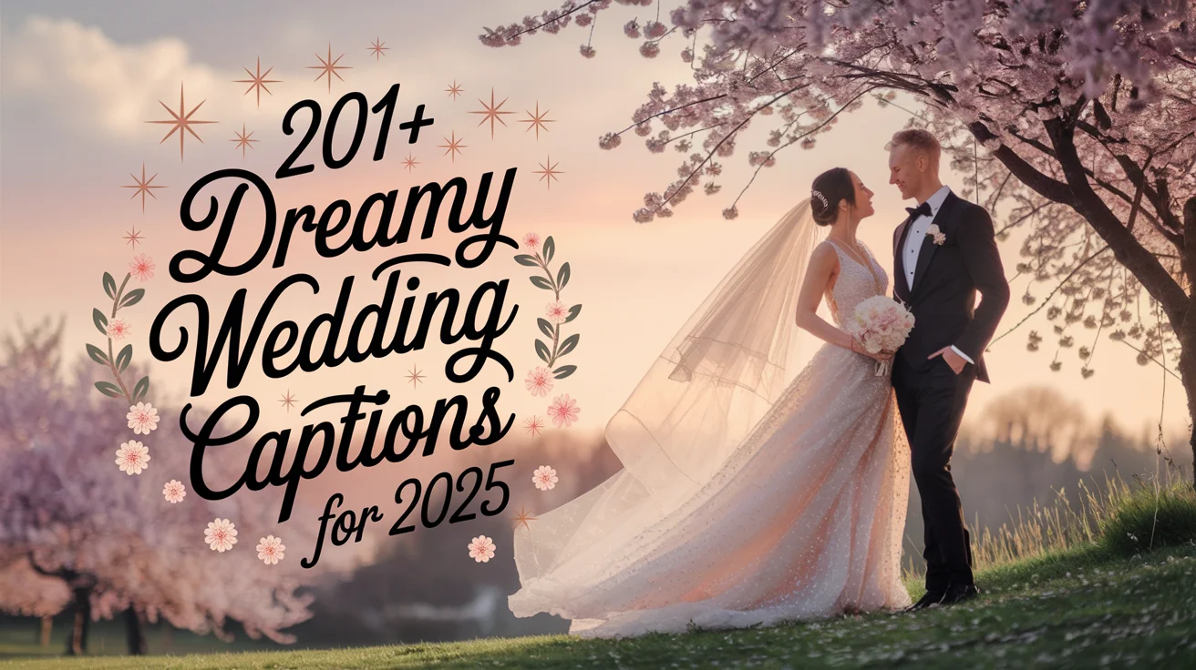 Dreamy Wedding Captions