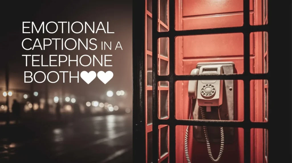 Emotional Captions in a Telephone Booth