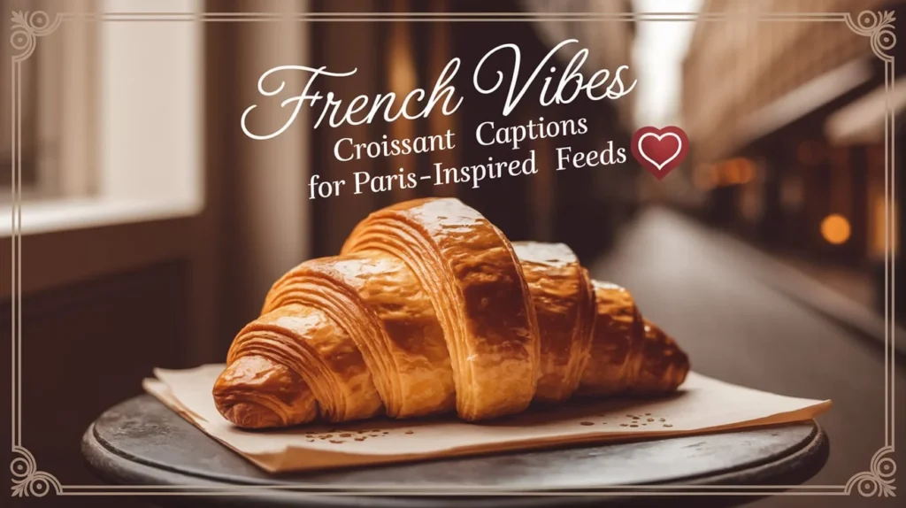 French Vibes Croissant Captions for Paris-Inspired Feeds