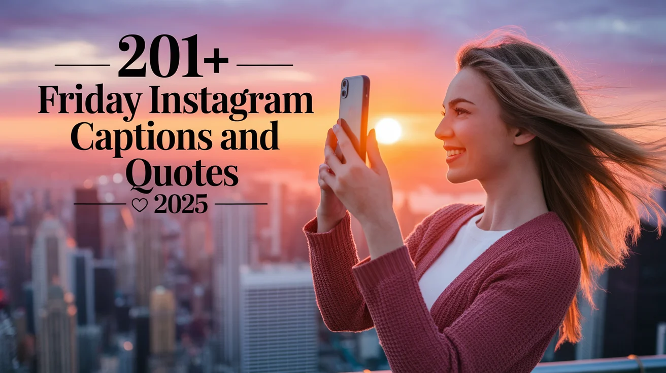 Friday Instagram Captions and Quotes