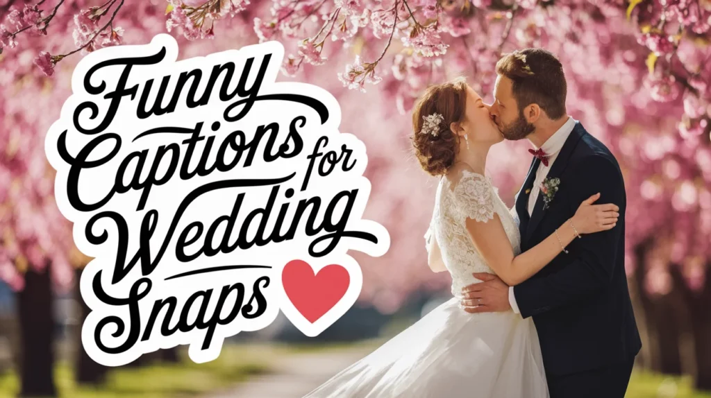Funny Captions for Wedding Snaps 