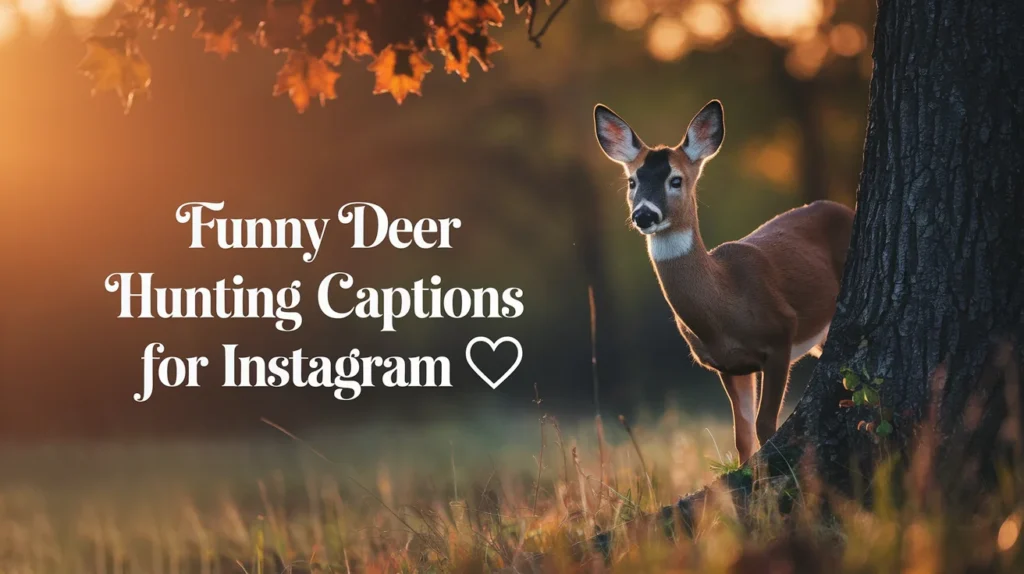 Funny Deer Hunting Captions for Instagram