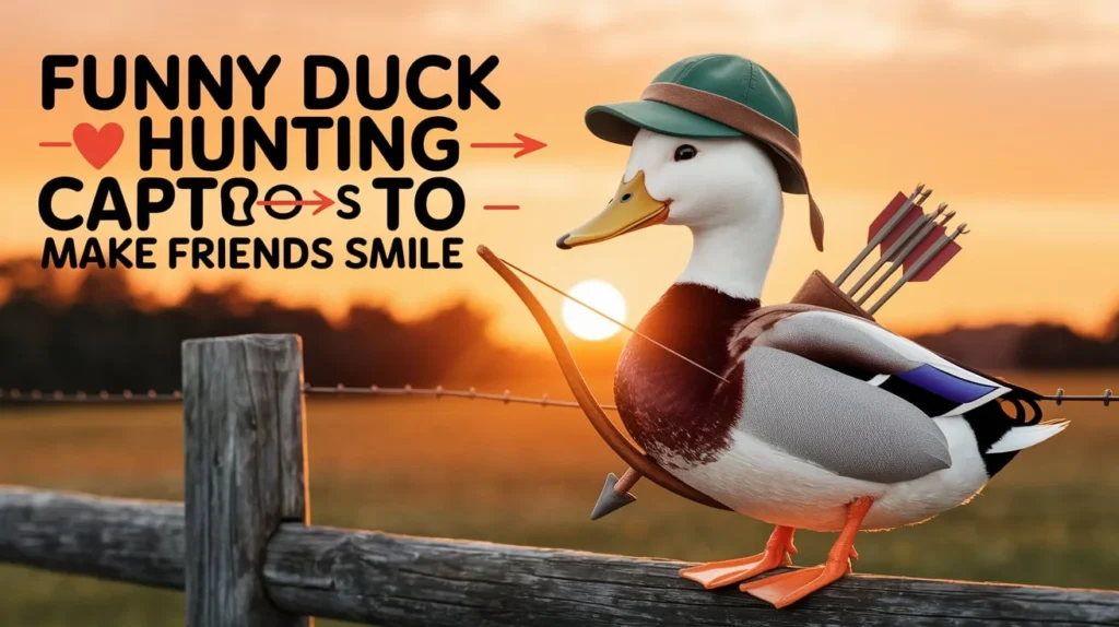 Funny Duck Hunting Captions to Make Friends Smile