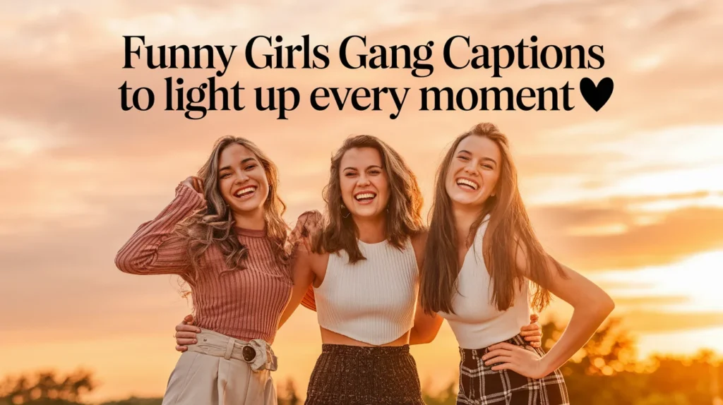 Funny Girls Gang Captions to Light Up Every Moment