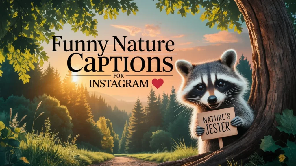 Funny Nature Captions for Instagram