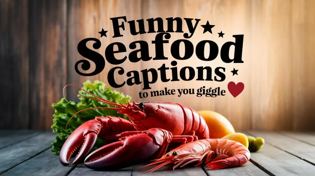 Funny Seafood Captions to Make You Giggle