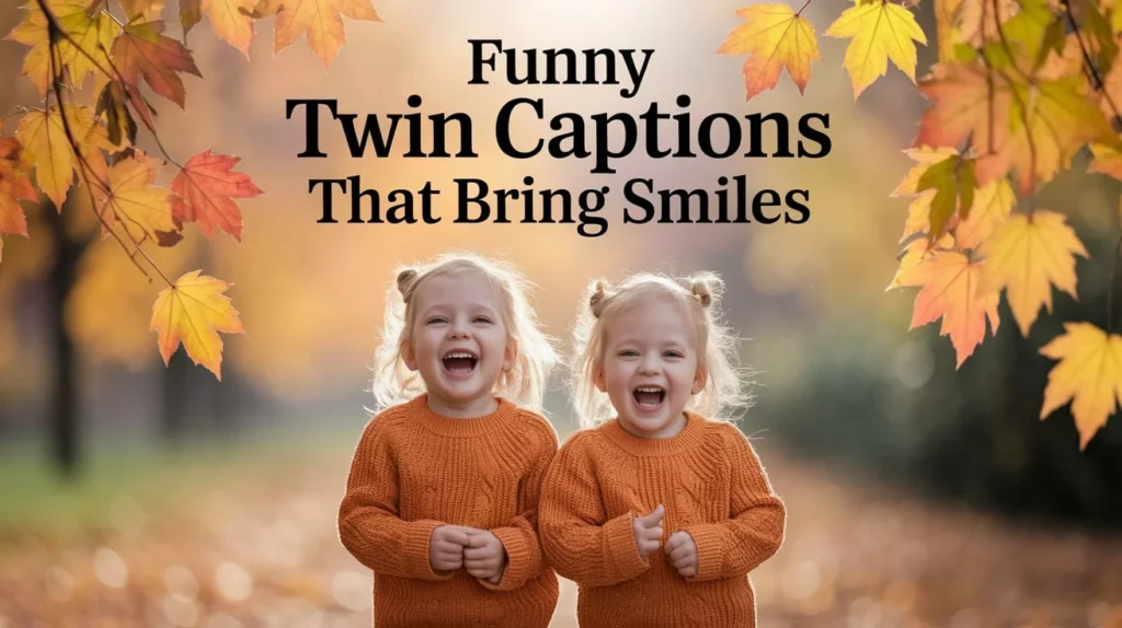 Funny Twin Captions That Bring Smiles