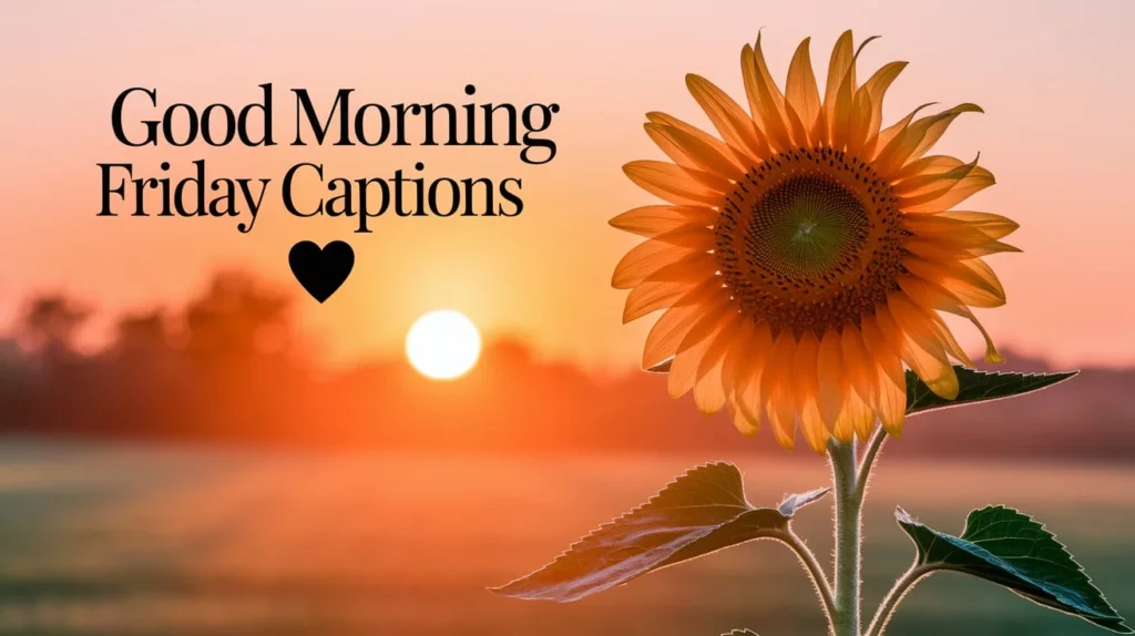 Good Morning Friday Captions
