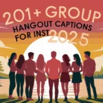 Group Hangout Captions for Instagram