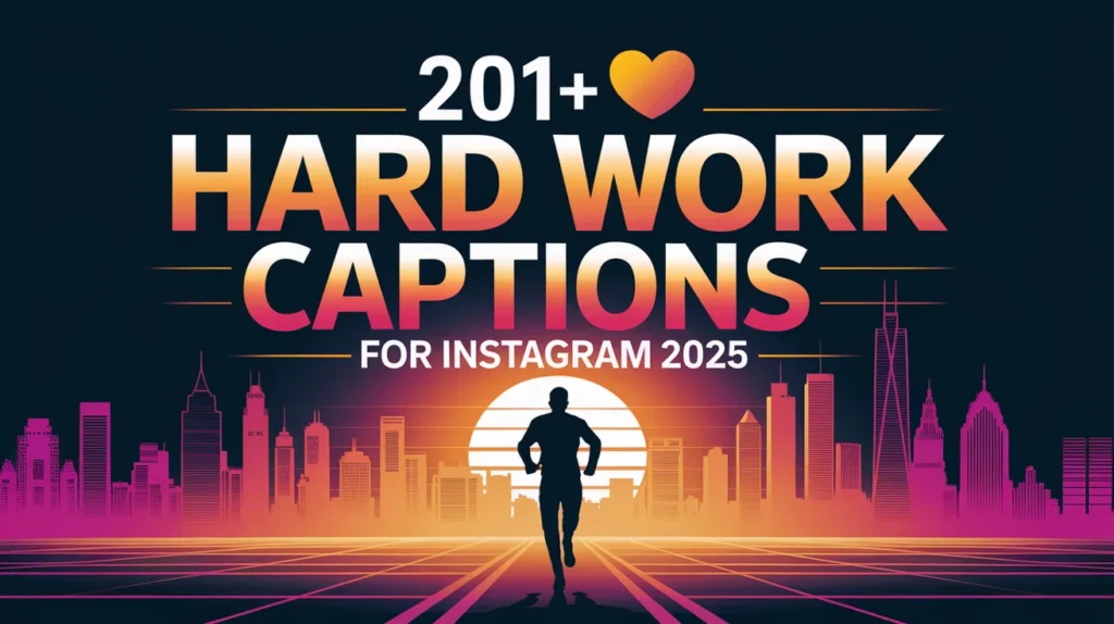 Hard Work Captions For Instagram