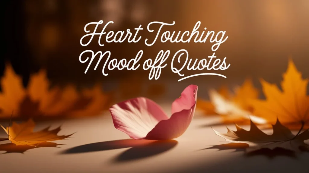 Heart Touching Mood Off Quotes