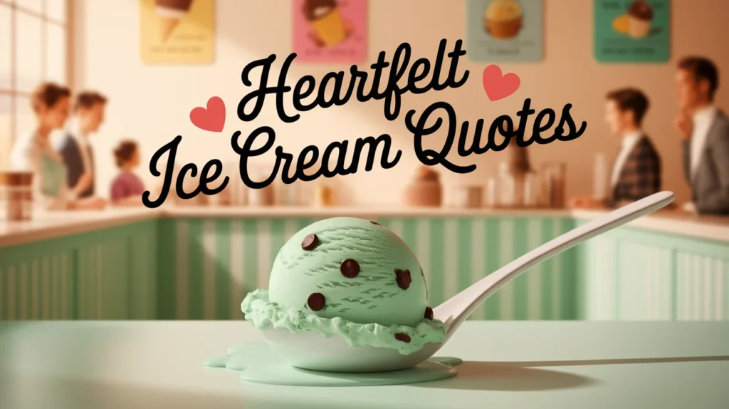 Heartfelt Ice Cream Quotes