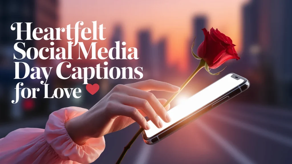 Heartfelt Social Media Day Captions for Love