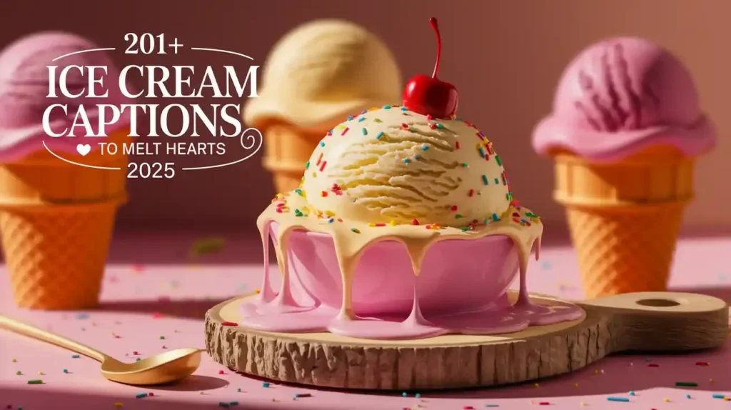 Ice Cream Captions