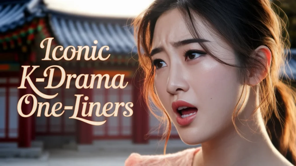 Iconic K-Drama One-Liners