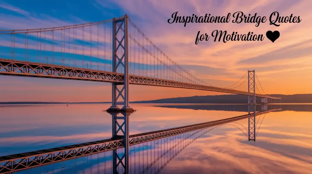 Inspirational Bridge Quotes for Motivation