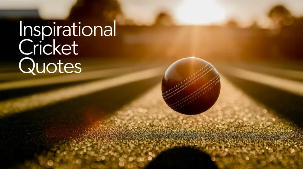 Inspirational Cricket Quotes