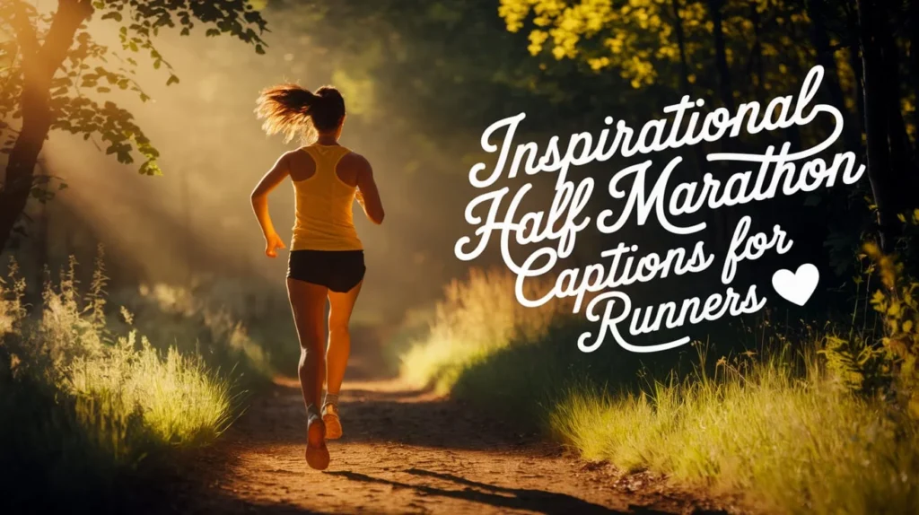Inspirational Half Marathon Captions for Runners