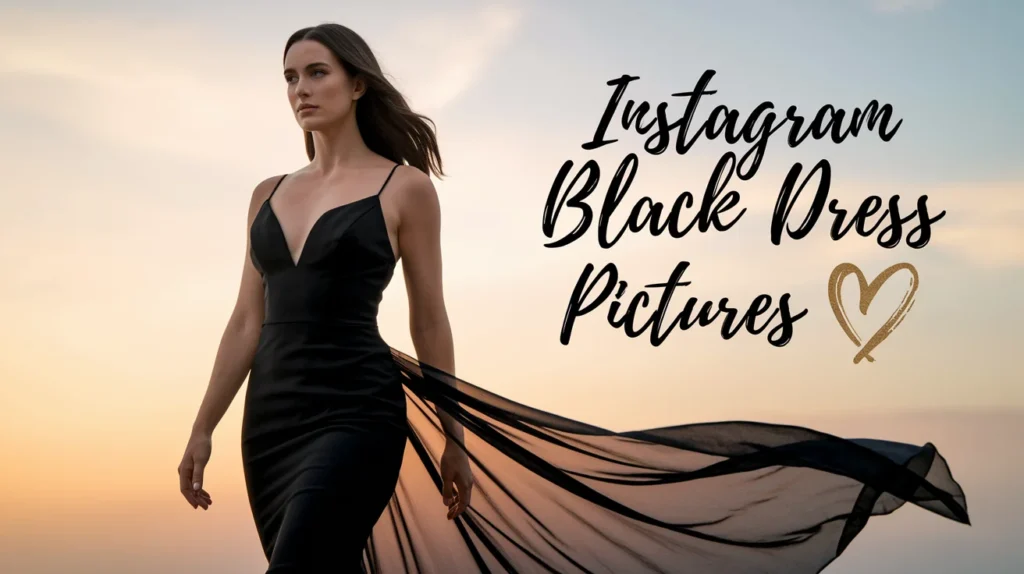 Instagram Captions for Black Dress Pictures