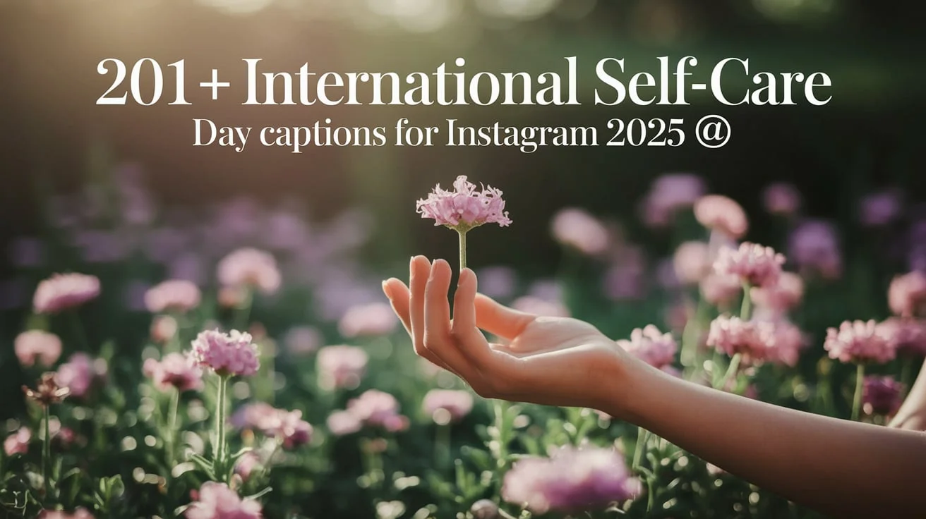 International Self-Care Day Captions for Instagram