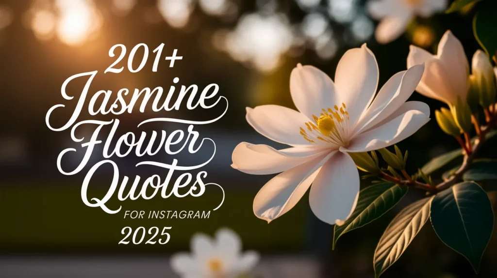 Jasmine Flower Quotes for Instagram