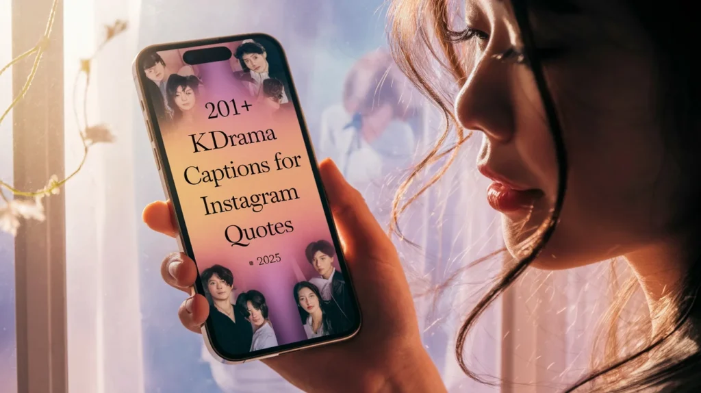 KDrama Captions for Instagram Quotes