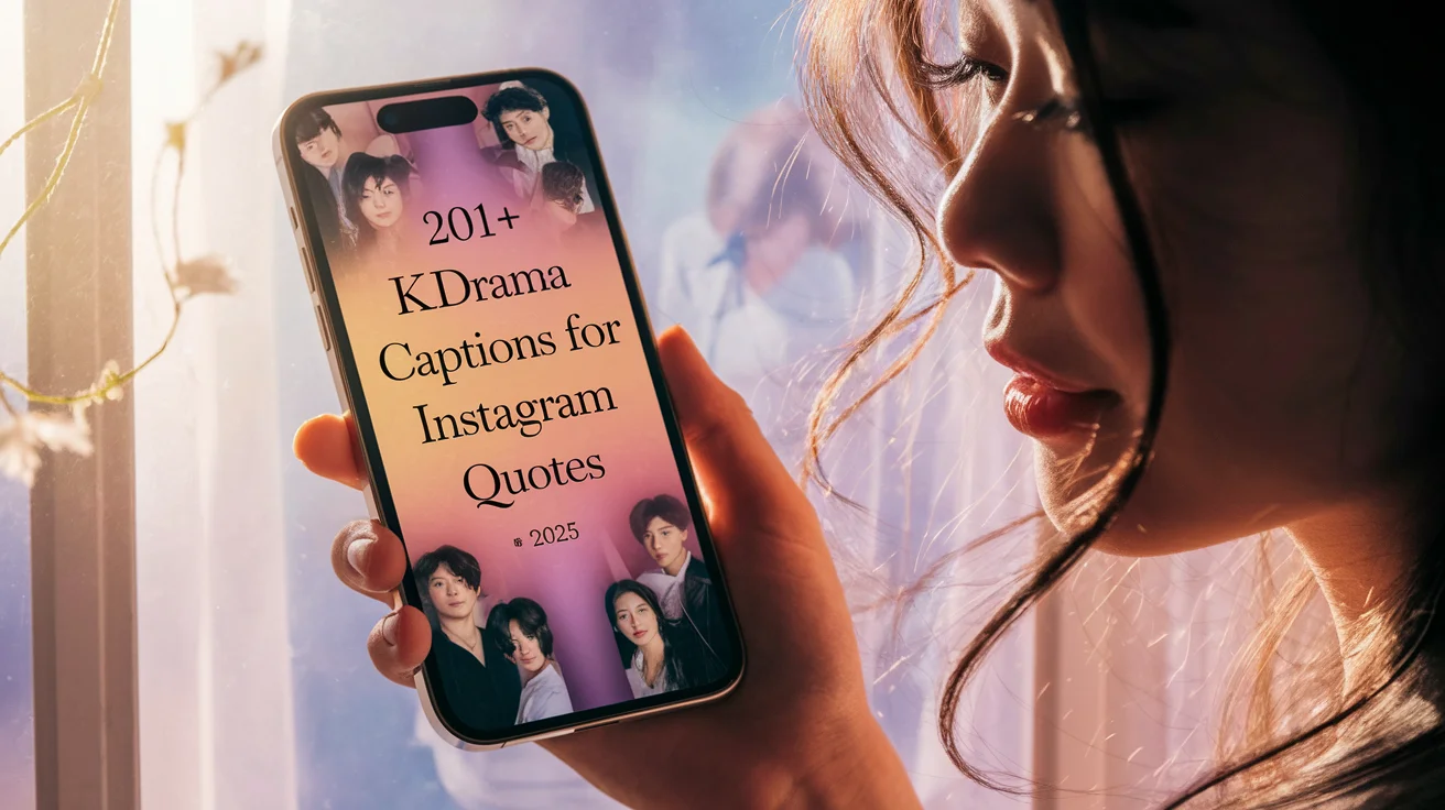 KDrama Captions for Instagram Quotes