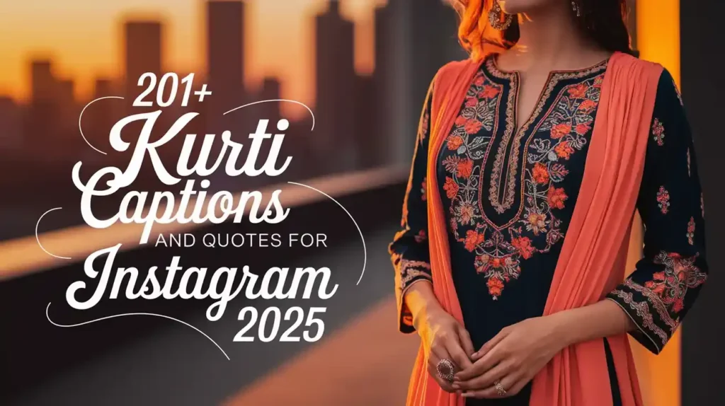 201+ Kurti Captions And Quotes For Instagram