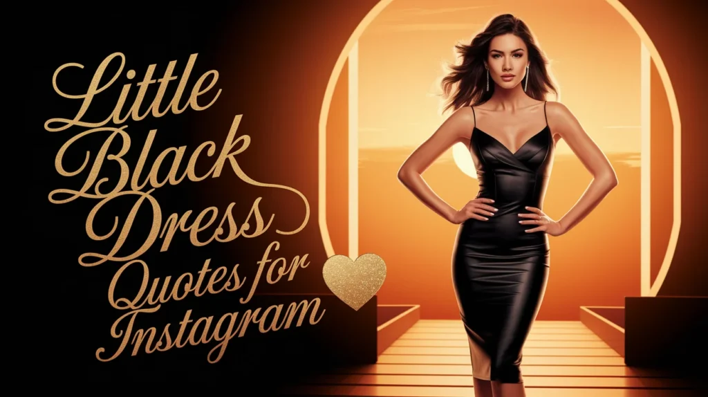 Little Black Dress Quotes for Instagram