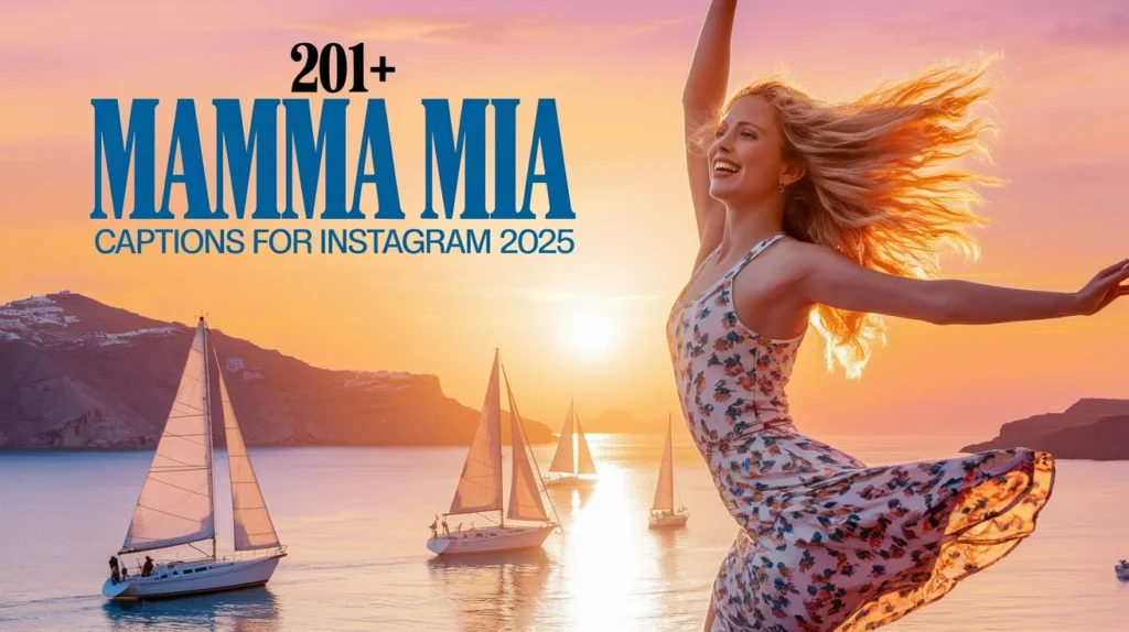 Mamma Mia Captions for Instagram