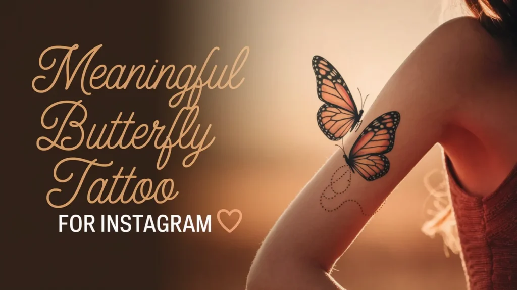 Meaningful Butterfly Tattoo Captions for Instagram