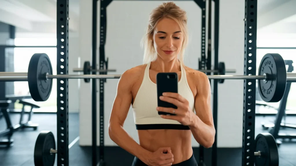 Mirror Selfie Captions for Gym Lovers 💪