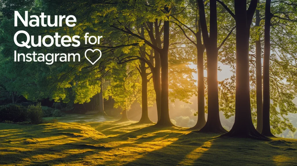 Nature Quotes for Instagram