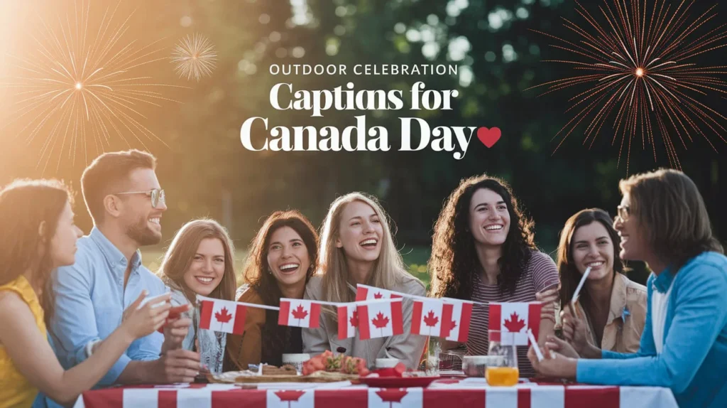 Outdoor Celebration Captions for Canada Day