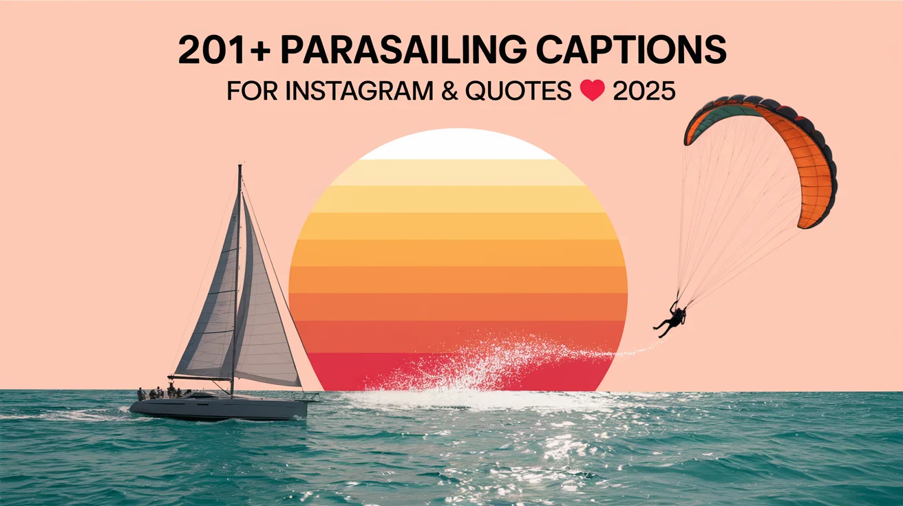 Parasailing Captions for Instagram & Quotes