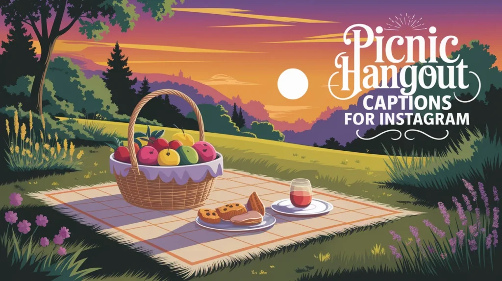 Picnic Hangout Captions for Instagram