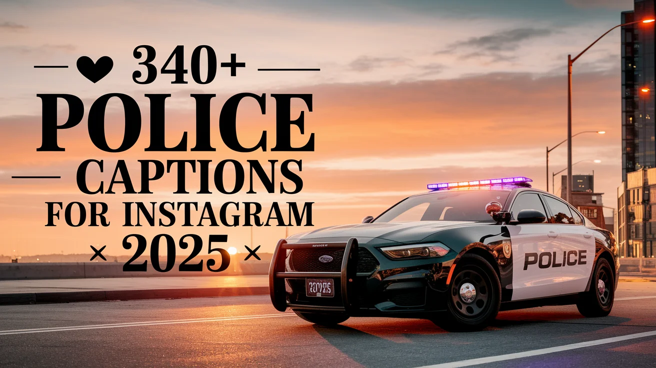 Police Captions for Instagram