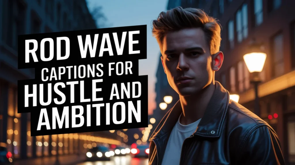 Rod Wave Captions for Hustle and Ambition