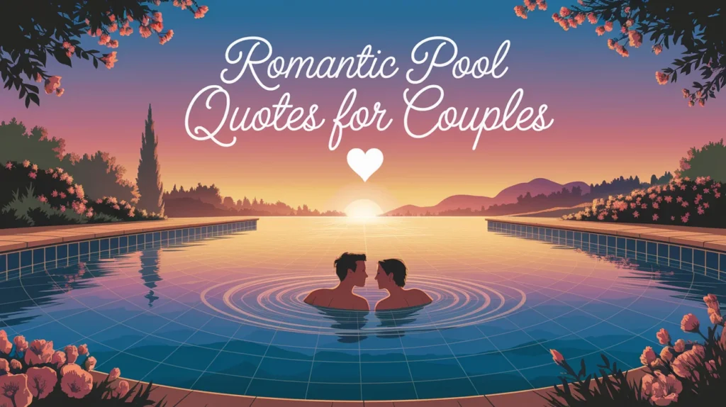 Romantic Pool Quotes for Couples