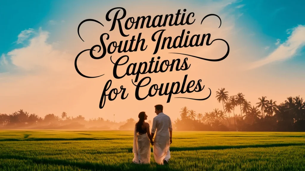 Romantic South Indian Captions for Couples