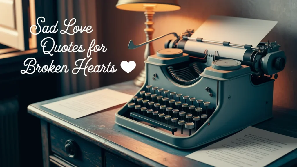 Sad Love Quotes for Broken Hearts