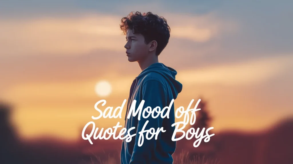 Sad Mood Off Quotes for Boys