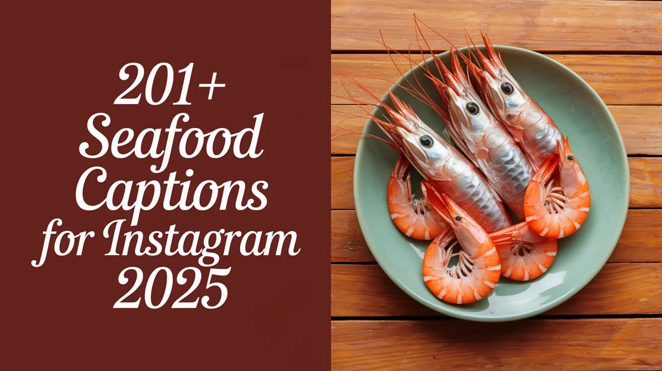 Seafood Captions for Instagram