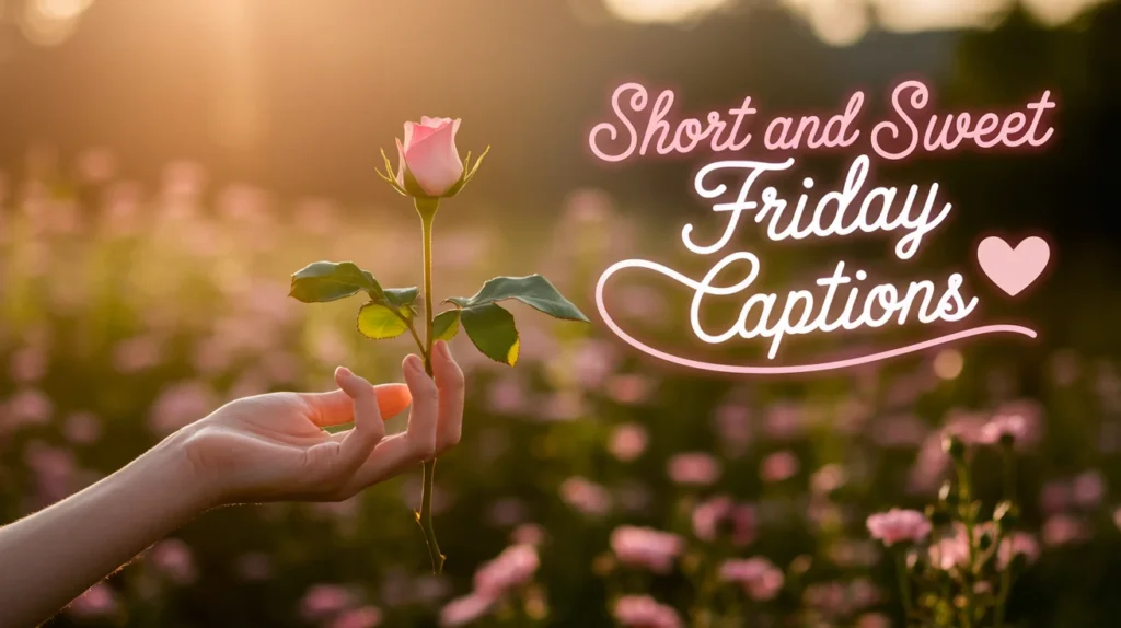 Short and Sweet Friday Captions