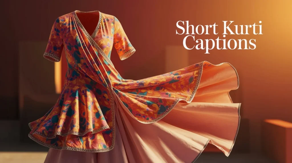 Short Kurti Captions